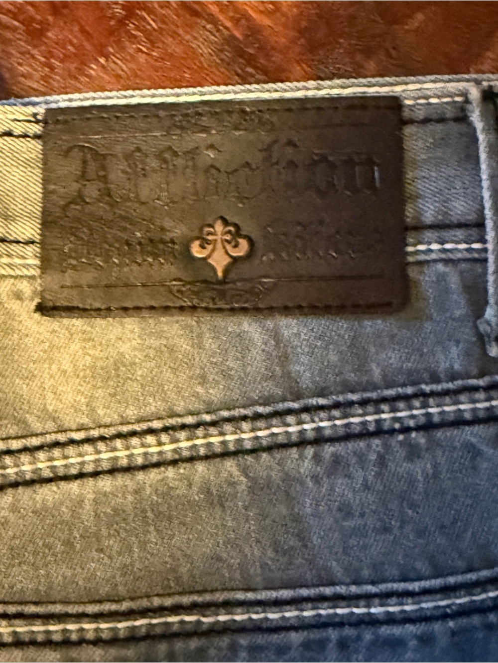 Affliction Light Blue Embroidered Bootcut Jeans - Picture 6 of 7